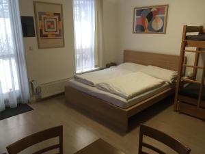 Family studio Resident s terasou, garáží, kuchyňskou linkou, vhodné i pro rodiny s dětmi, u sjezdovky pro děti, bobové dráhy, FREE PARKING, FREE WIFI, výhled do zahrady s posezením na terase, dětské hřiště v areálu