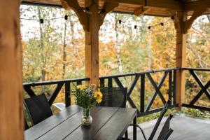 Countryside cottage with mountain view