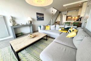 Appartements T3 Duplex Vue mer 180 sur le port de Lomener : photos des chambres