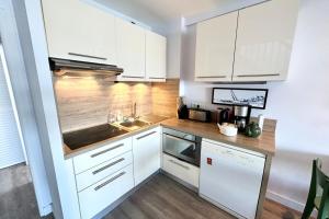 Appartements T3 Duplex Vue mer 180 sur le port de Lomener : photos des chambres