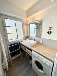 Appartements T3 Duplex Vue mer 180 sur le port de Lomener : photos des chambres