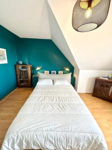 Appartements T3 Duplex Vue mer 180 sur le port de Lomener : photos des chambres