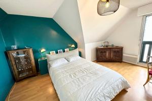 Appartements T3 Duplex Vue mer 180 sur le port de Lomener : photos des chambres