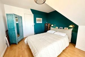 Appartements T3 Duplex Vue mer 180 sur le port de Lomener : photos des chambres