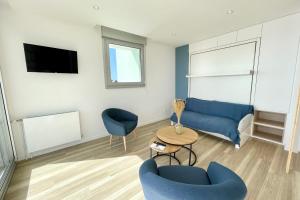 Appartements Lovely T1 d architecte de standing Vue mer 360 : photos des chambres