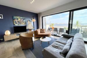 Appartements Luxury T3 neuf de standing Front de mer vue 180 : photos des chambres