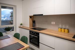 Mountain and City View with Underground Parking