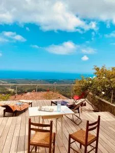 Villa tout confort, vue mer exceptionnelle, à Cervione - 切尔维奥内