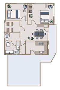 Deluxe-Family Apartment mit Terrasse, Küche & Parkplatz