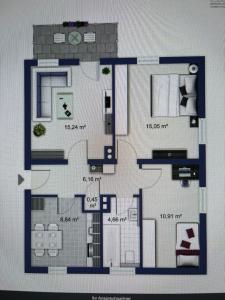 Modern 2-Bedroom Apartment Near Messe 2-4 Guests