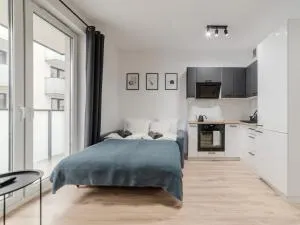 City Spot Łódź by Aparo - Manufaktura, Nowy Apartament, PlayStation, Miejsce do Pracy, Winda, Balkon - Bałuty