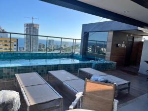 Studio moderno e charmoso no melhor lugar da Barra