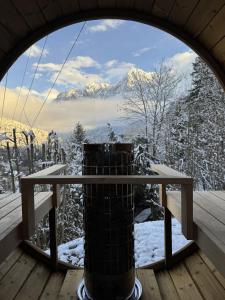 Chalet Kieppi - View off Mont-Blanc range