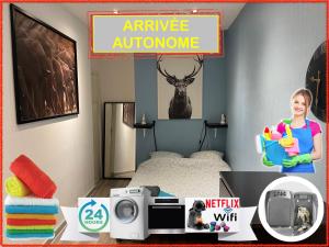 Appartements 010 CHIC & COSY F1 29m2 HYPERCENTRE WIFI SMART TV NETFLIX : photos des chambres