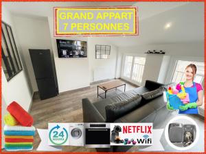 017 CHIC & COSY F2 53m2 HYPERCENTRE WIFI SMART TV NETFLIX