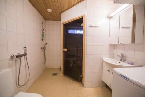 Kotimaailma two bedroom with sauna and balcony