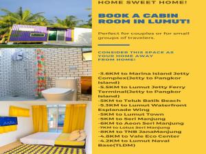Yellow Cube at Lumut Cube Homestay Kontena