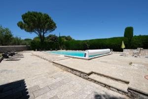 typical mas provençal with swimming pool in a small hamlet near mouriès in the alpilles in provence- 8 persons