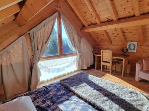 Chalets Chalet en bois 6 pers. avec terrasse Sud, lumineux et equipe, animaux admis – Saint-Michel-de-Chaillol - FR-1-393-12 : photos des chambres