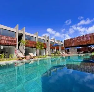 Lindo Apartamento em condomínio de frente para o mar - Villa Naluri B107 - Pôrto Calvo