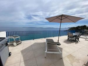 Appartement climatisé avec terrasse et plage privée - FR-1-816-5