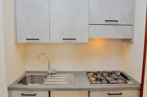 Modern studio apartment with seaview balcony