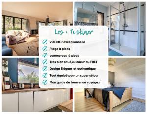 Maisons de vacances Ti sklaer - vue mer - wifi : photos des chambres