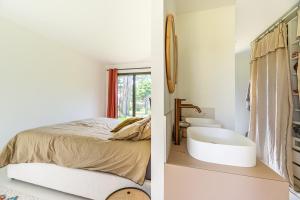 Maisons de vacances La Cabane des Vagues a Prefailles : photos des chambres