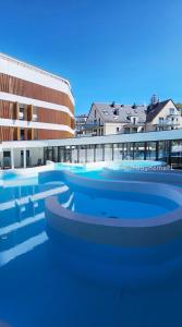 HolidayHomePL Baltic Waves Resort A320 balkon, sauna, basen, gym GRATIS