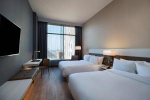 Guest room, 2 Queen room in AC Hotel by Marriott Fort Worth Downtown
