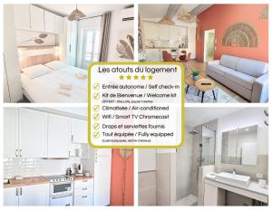 Appartements AZUR Neuf- Climatise - Centre ville : photos des chambres