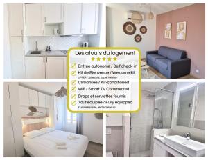 Appartements SWEET Neuf - Climatise - Balcon - Centre ville : photos des chambres