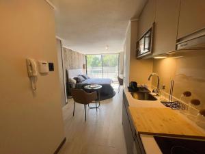 HOM I Inmejorable y Luminoso Studio 2PAX en Nunoa