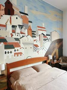 Habitación con cama grande