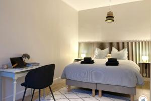 Maisons de vacances Les Bains de Trouville - Standing - Hypercentre : photos des chambres