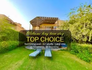Spacious Villa lake view 6 Bedrooms Einbay Resort - Suez