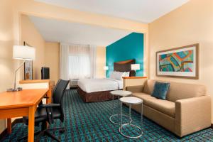 Large King Studio room in Fairfield Inn Racine