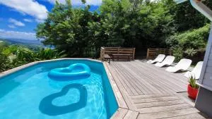 Diamant Vert - Villa Bwa Floté, entre mer & montagnes - Morne Blanc