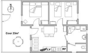 Cottage a 400m de la plage, piscine et climatisation