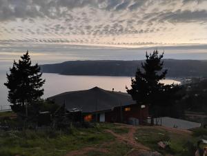 Cabaña con linda vista al mar laguna verde valparaiso