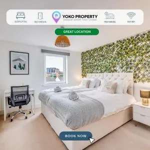 Charming Apartment near the High Street with Private Balcony, Free Parking, Self Check-In, Fast WiFi and Smart TV by Yoko Property - 莱顿巴泽德