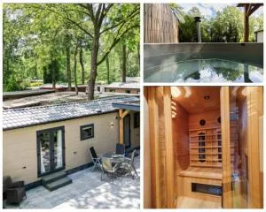 VELUWE HOENDERLOO LUXURY CHALET WITH PRIVATE SAUNA AND HOT TUB - Swimming Pool Tennis Court Supermarket Bowling Alley Theatre and Entertainment for Children - 洪德洛