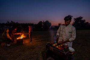 SaffronStays Timber Nest-twin pinewood cottages with private plunge, steam & sauna, shared deck-11 mins from Jolly Grant