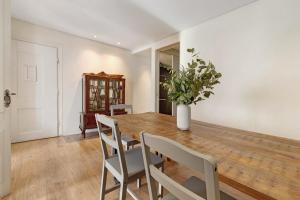 Apartamento central com vista rio