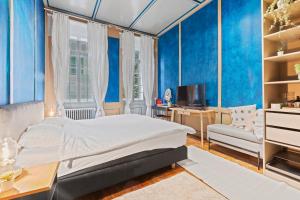 Chambre typique dans la vieille ville de Fribourg