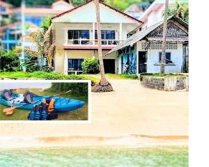 Beach Front Sand Castle - kid friendly right on the perfect beach