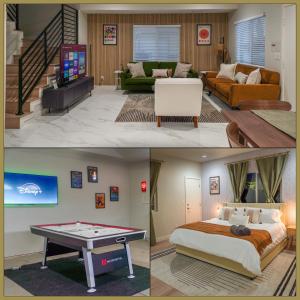 Disneyland Retreat Fun Family Unit w Game Room, King Beds & EV Friendly - Sleeps up to 14