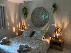 B&B / Chambres d'hotes Le Paon Bleu Annecy Poisy : Chambre Double