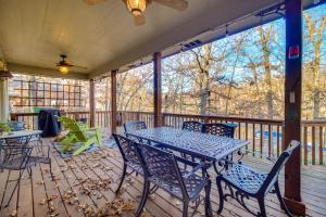 Lakefront Home with Furnished Deck in Grove!