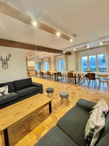 Chalets Gite 15 personnes Sauna et Spa : photos des chambres